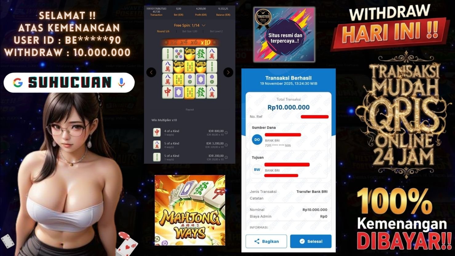 SUHUCUAN JACKPOT SLOT MAHJONG WAYS